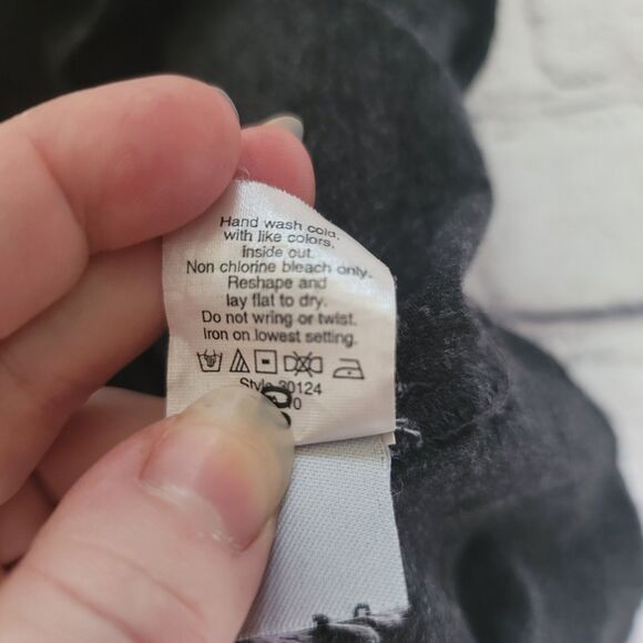 J. CREW Scoop Neck Gray Tank Top With Rhinestone Detail Womens Size XS - Picture 5 of 6